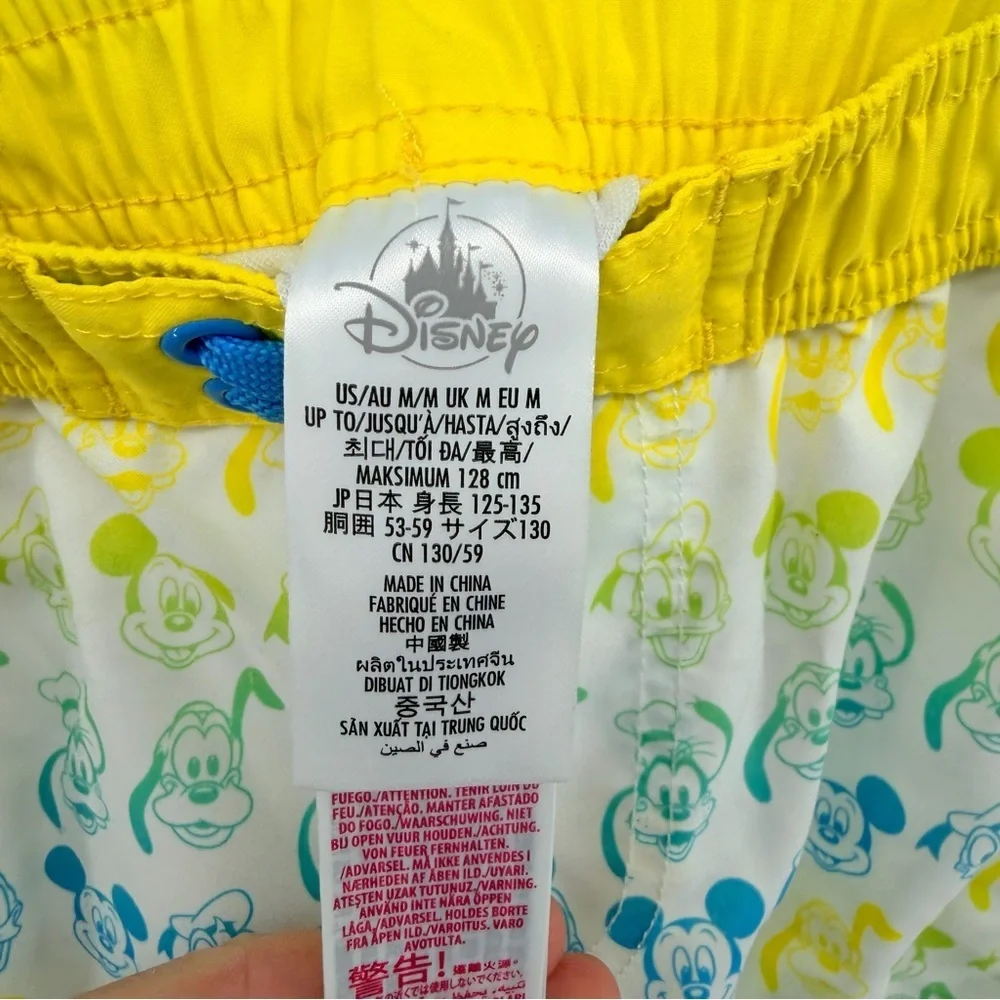 Disney Adaptive Yellow and Blue Mickey Mouse Swim Bathing Suit
